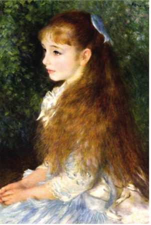 Irene Cahen D Anvers - Pierre-Auguste Renoir painting on canvas